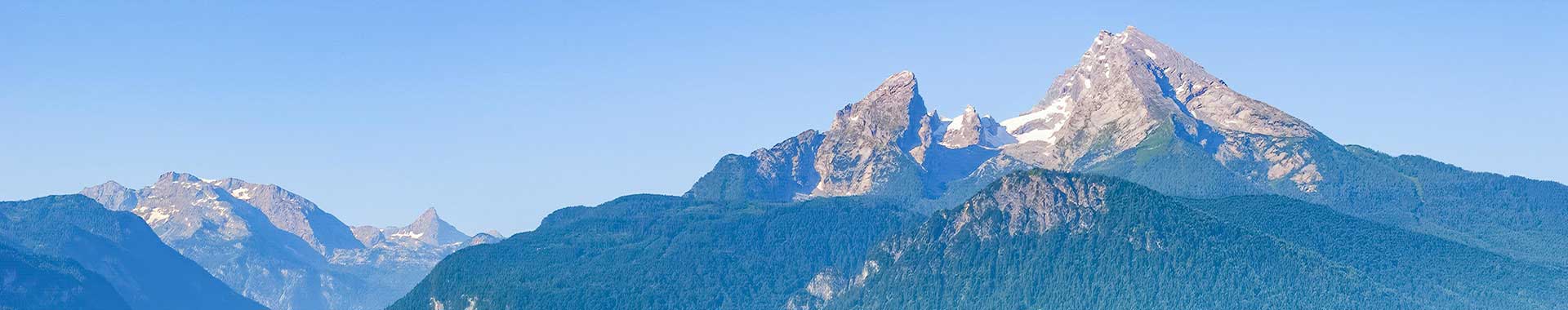 blick auf die berge aus bayrisch gmain